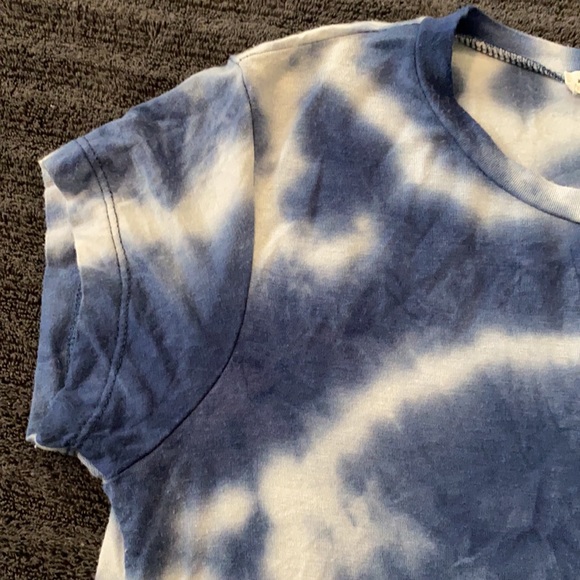 Blue tie dye t shirt - Picture 2 of 4